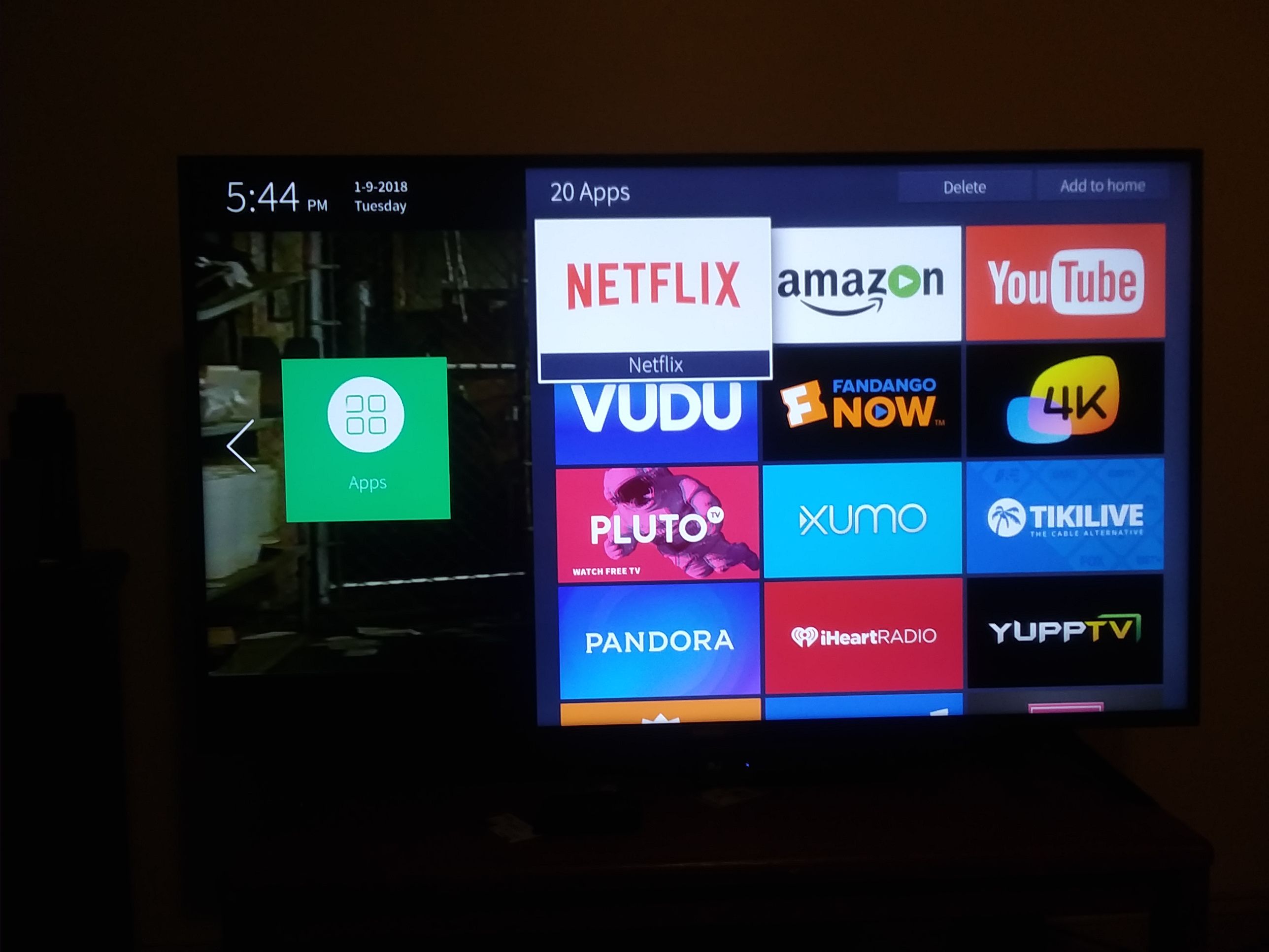 HISENSE 55INCH FLAT SCREEN SMART TV