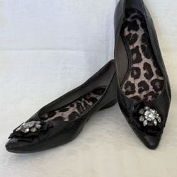 “LOFT” BLACK BLING FLATS
