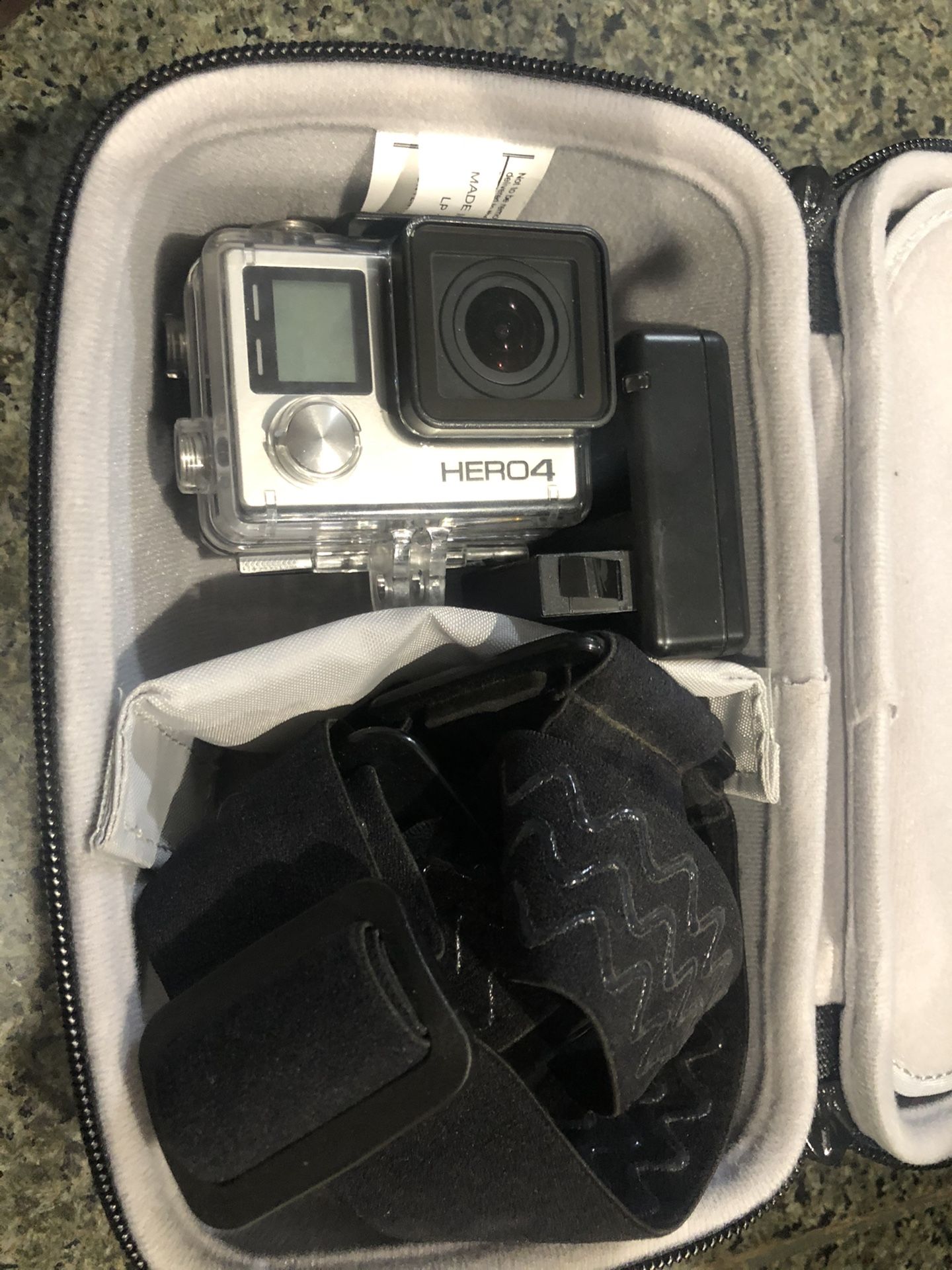 Gopro hero 4 with case and extras