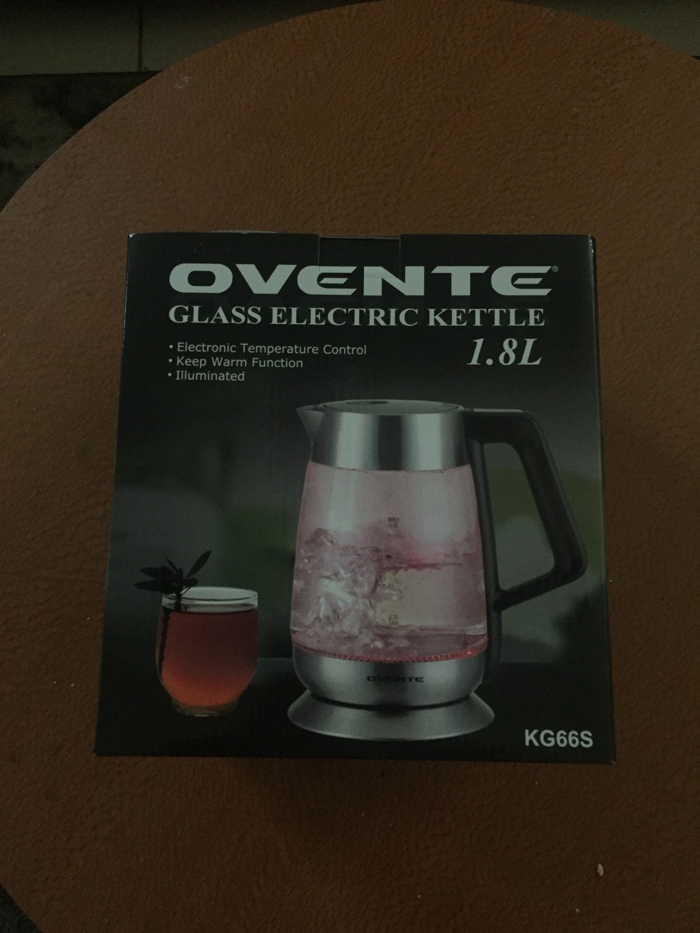 Glass electric kettle new never opened 1.8 L