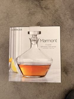 New Marmont Crystal Whiskey Decanter