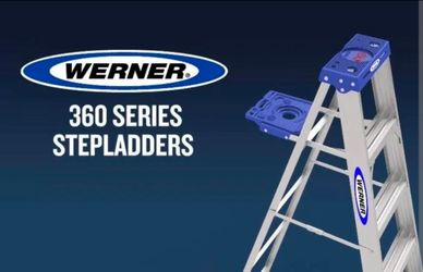 Werner 360 Series Aluminum Stepladder