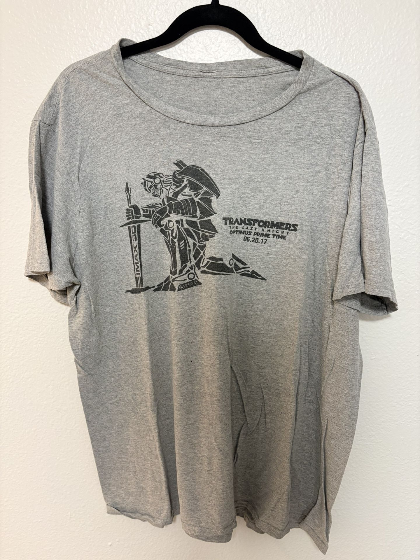 Transformers The Last Night 2017 Movie Promo T Shirt