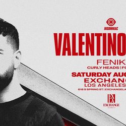 Selling 4 VALENTINO KHAN tickets for this Saturday at Exchange La for UNDER FACE $40 EACH TICKET. Dm me 😎