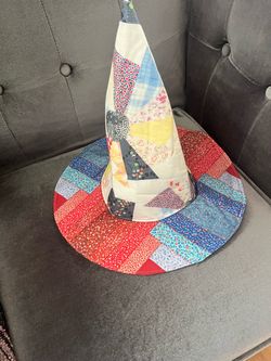 Patchwork witch hat