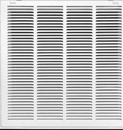 18" X 24" Return Air Filter Grille Filter Included - Removable Face/Door - HVAC Vent Duct Cover - White [Outer Dimensions: 19.75w X 25.75h]