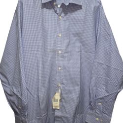 Polo Ralph Lauren Vintage Regent Classic Blue Checkered Shirt 17 1/2 - 34/35