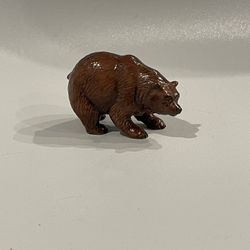 Ceramic Brown Bear Figurine 2 inches