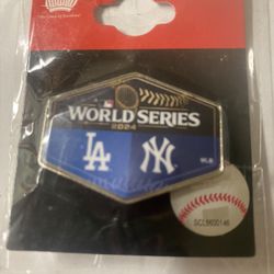 L.A. Dodgers vs Yankees World Series Pin