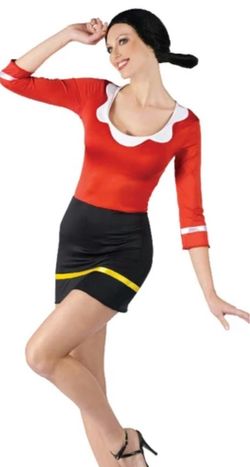 Fun World Sassy Olive Oyl adult costume, Size S