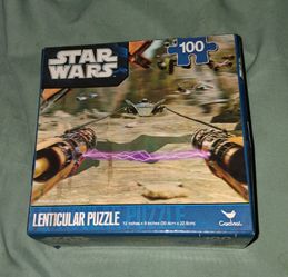 Star Wars Lenticular Puzzle 100 Pieces Unopened Box See Description