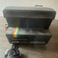 Vintage Polariod One Step 600 Land Instant Camera Rainbow Edition