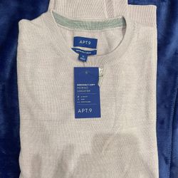 Mens Merino Blend Sweater, BRAND NEW, Size XL