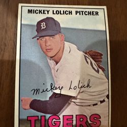 Mickey Lolich - MLB 1967 Trading Card 