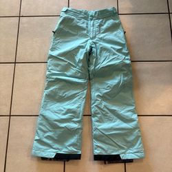 Columbia Bugaboo Light Blue Snow Pants Youth Kids 10/12