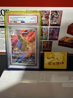 PSA 10 Tyranitar Illustration Rare Pokemon Card #222