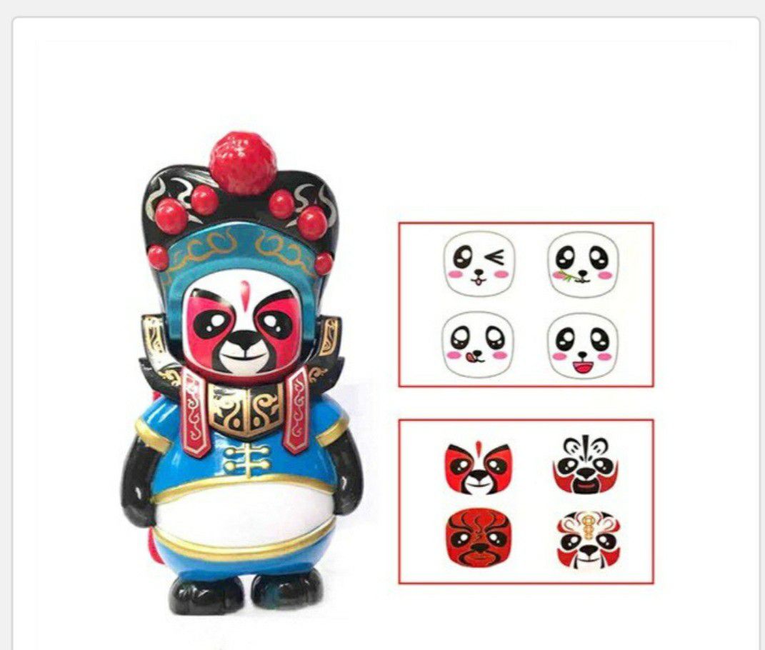Chinese Opera Face Changing Doll Panda Opera Figure Toy