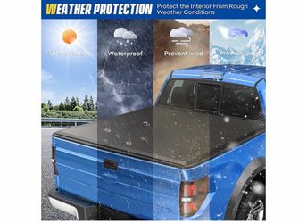 5.2FT Soft Roll Up Tonneau Cover for 2015-2026 Colorado/Canyon 5.2ft Soft Roll-up Truck Bed Tonneau Cover Compatible with GMC Canyon/Chevy Colorado 20
