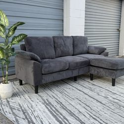 🔥 BRAND NEW Sofa w/ Removable Chaise – Open Box Deal! FREE Delivery + Same Day! 🔥