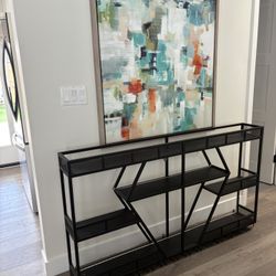 Modern Bar Cabinet w/ LED Lights 