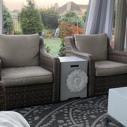 Outdoor Club Chair Set 