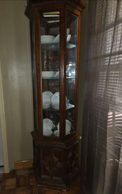 Wooden Curio cabinet