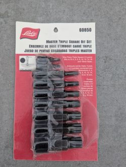 New Lisle Master Triple Square Bit Set