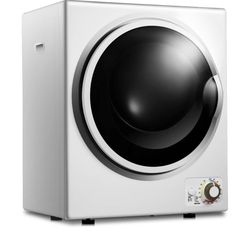 Nightcore Compact Laundry Dryer, Portable Dryer w/Stainless Steel Tub, 4 Automatic Drying Modes, Small Electric Clothes Dryer, Clothes Dryer Machine f