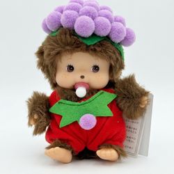 Viral “Punch” monkey  Monchhichi Grape Plush Doll