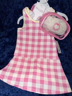 Girls Btween active  activewear 3t sports bra sling and skort NWT