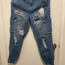 Boyfriend Jeans From Forever 21.  Size 24