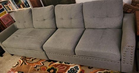 Two sofas ,good condition & pet free home