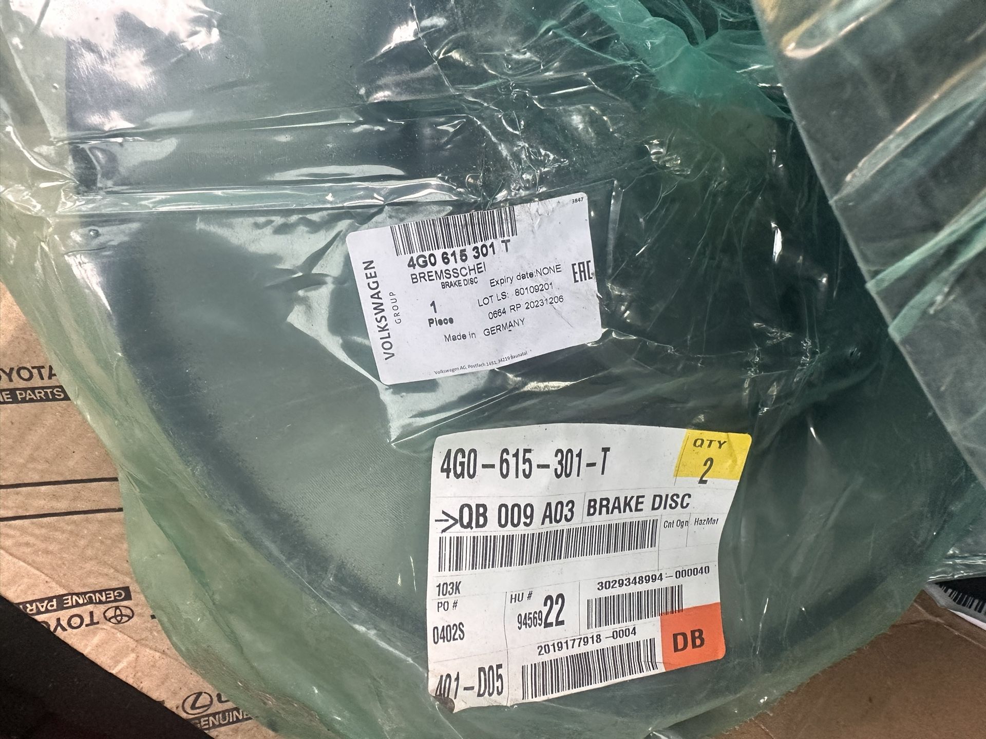 Audi Pads And Rotors