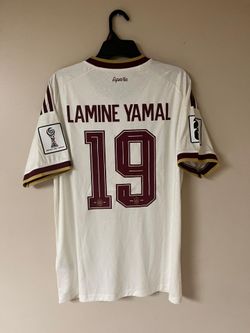 BNWT SPAIN #19 Yamal white away FANS VERSION  jersey Size XL w/WORLD CUP PATCHES!SHOOT ME AN OFFER!