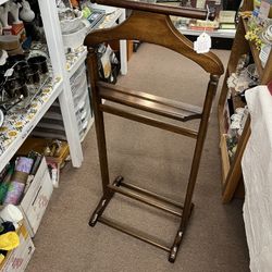 SALE… Gentlemen’s Wood Valet Butler Stand