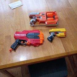 Assorted Nerf Pistols