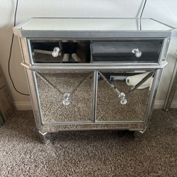 Mirrored Cabinet With Drawer 