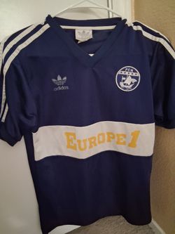 ADDIDAS SOCCER JERSEY  EUROPE1 FCN MADE IN USA SIZE SMALL VINTAGE  RARE