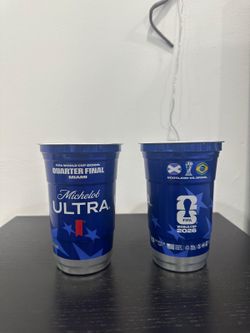 FIFA World Cup 2026 Miami Quarter Final Collectible Aluminum Cups - Set of 2 (Michelob Ultra Exclusive)