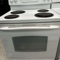 White Self Clean Stove 