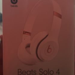 Beats Solo 4 (pink and white)