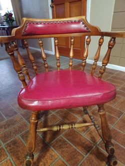 Red Leather Chair