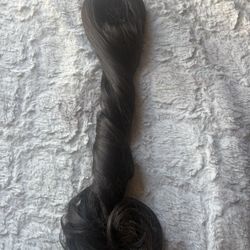 22” Dark Brown Ponytail Extension