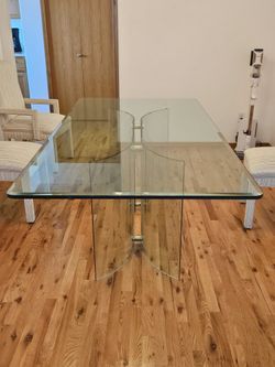 Glass Dining Table For 8