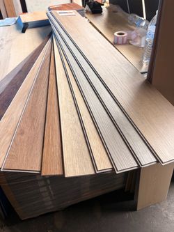 Vinyl planks instock - $1.39sf