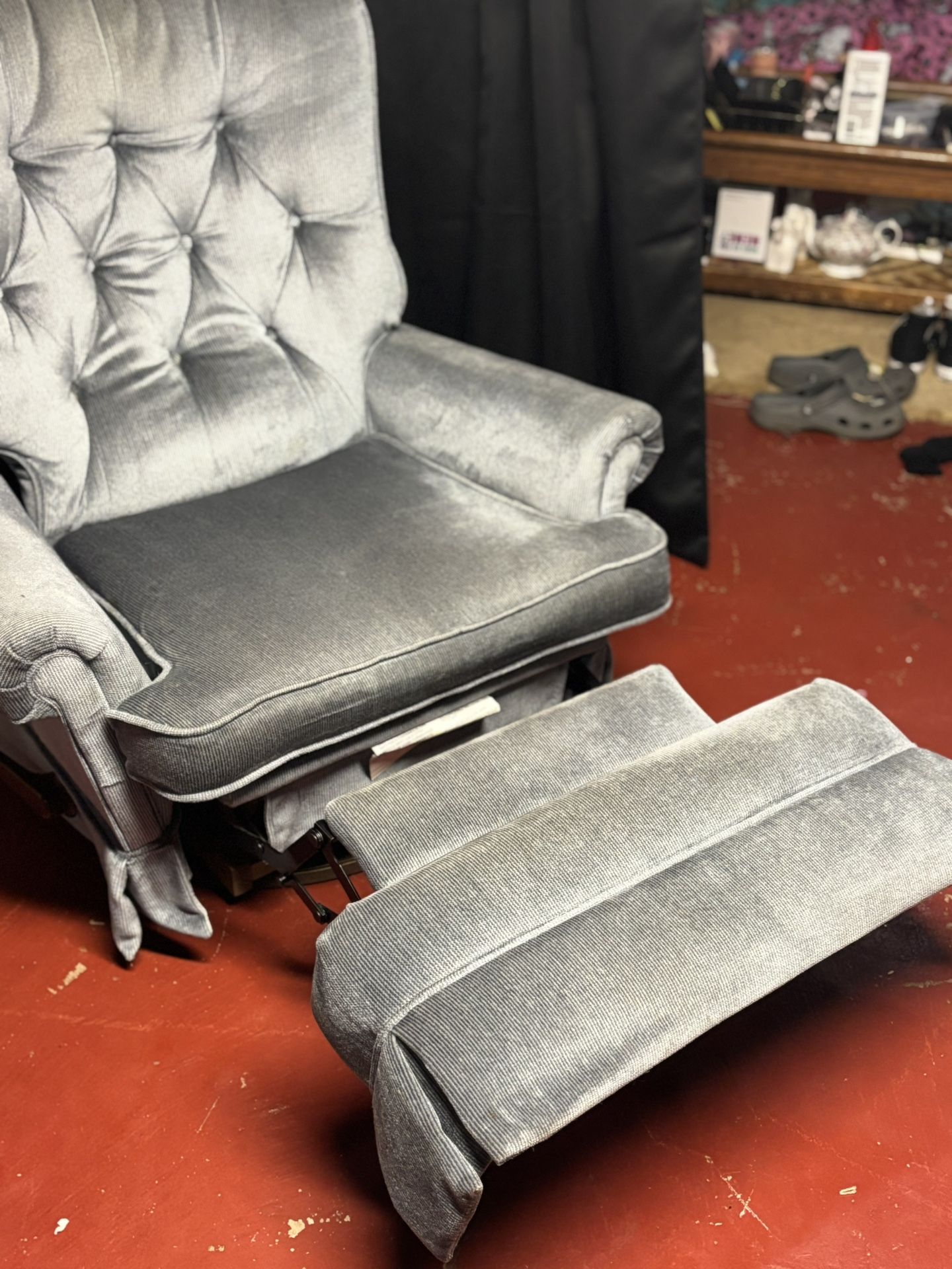 Light Blue Recliner
