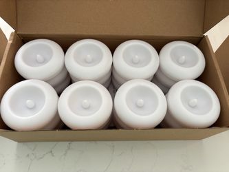About 114 flameless candles
