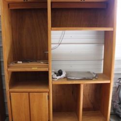 Large TV & Entertainment Center - Solid & Sturdy 