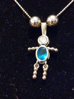 Birthstone Baby Pendant