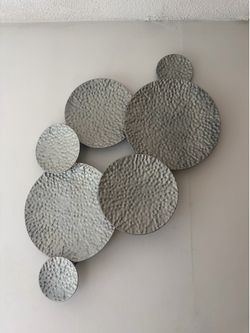 Silver wall decor